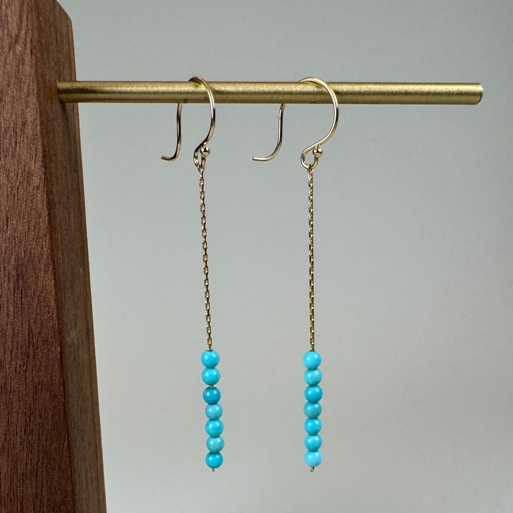 14K Gold Filled & Turquoise Earrings